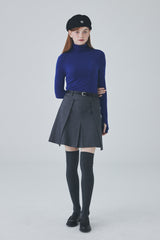 ウールシルクウォーマーTシャツ / Wool Silk Warmer T-Shirt [Blue]