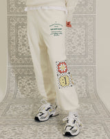 GRANNY SQUARE SWEATPANTS CREAM (6691427811446)