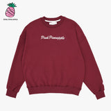 CURLY LETTERING SWEATSHIRT (3COLOR) (6609511415926)