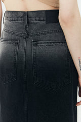 グラデーション デニムスカート / Gradation Denim Skirt