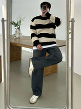キャンディーデイリーダンガララウンドニット/[BEST]CANDY DAILY DANGARA ROUND KNIT(8COLOR)