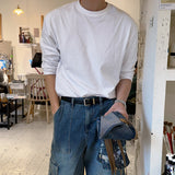LMN オールデイプランニング コットン長袖Tシャツ（10色）