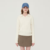 Classic cashmere cable knit (6652482158710)