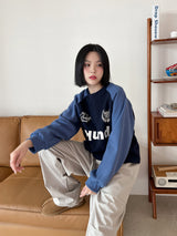 Football Color Matching Sweatshirt (2color)