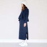 フランス ブラウス/Frances blouse (navy) (6647231774838)