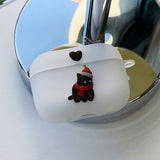 サンタハートキャット AirPods ケース_マット