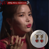 メルビーザキャットシリーズ - レッドハートピアス / Melbie The Cat Series - Red Heart Piercing