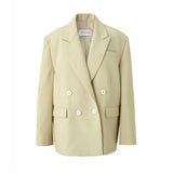 [BE:able] Overfit double jacket - Light beige (6674896289910)