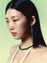 no.171 グリーンピアス/no.171 earring green