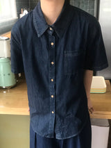 グラビティデニムシャツ