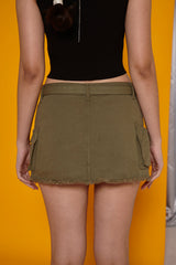 カーゴミニスカート/CARGO MINI SKIRT