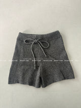 ribbed knit shorts
