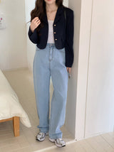 [SHOPPERMADE] オシャレデニムパンツ