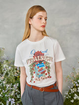ローズガーデンTシャツ / Rose Garden T-Shirt (Ivory)