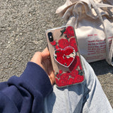 Santana Rose / jelly type iPhone Galaxy Case(Copy) (6581132034166)