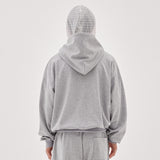 オーバーフルクロップスウェットフードジップアップ / Overful Crop Sweat Hood Zipup (2color)