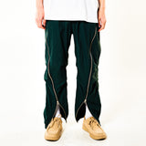 スクルーアップジッパージョガーパンツ / SCREW UP ZIPPER JOGGER PANTS (GREEN)