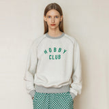 ホビークラブラグランスウェットシャツ/HOBBYCLUB RAGLAN SWEATSHIRT_GREEN