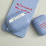 シンプリーテキスト パープル (Airpods マット ケース)