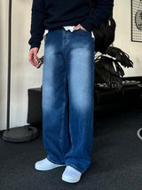 ハッシーブラシワイドデニムパンツ / HACCY BRUSH WIDE DENIM PANTS(ONE COLOR)