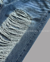 ダメージデニムパンツ/GM - KZ Damage Denim Pants (XS ~ L)