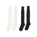 [2pairs 1set] LACE LAYERED KNEE SOCKS