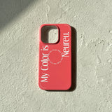 マイカラーケース / My Color Case (Pink Slim Hard)