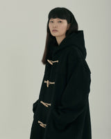 ダッフルコート/unisex duffle coat black