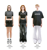 ローズ ラグラン クロップ T / CHARMS ROSE RAGLAN CROP T BL