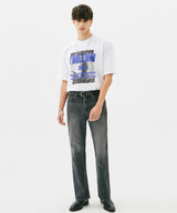 RUDDY RETRO PAPER T-SHIRT (CHARCOAL) (6585245106294)