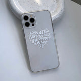 ナルシシズムハートアイフォンケース/Narcissism Heart Phone Case (White)