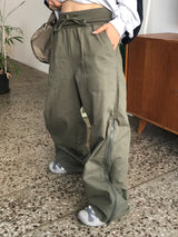 Nicole zipper banding pants