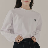 レタリングロングスリーブ / LETTERING LONG SLEEVE_WHITE