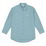 Solid Overfit Long sleeve shirt [LIGHT BLUE] (6618544242806)