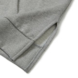 Lettering Knit Contrast Hoodie [MELANGE] (6618798391414)
