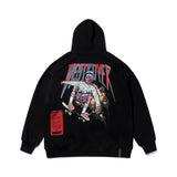 SKATE OVERSIZED HEAVY SWEAT HOODIE GREY / BLACK (4626268717174)