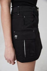 バータックカーゴミニスカート / BAR TACK CARGO MINI SKIRT BLACK
