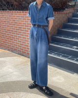LE コールマンデニム半袖シャツ / LE Coleman Denim Short-Sleeved Shirt (Set - Up / 1 color)