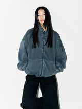 Paneled Jacket - Washed Navy