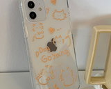 Poop Cat Jelly Orange Phone Case