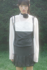  ZIPPER SLIM TOP (BLACK)