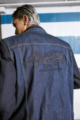 MCxQDAP NAVY HYBRID DENIM BLAZER (4631384195190)