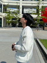 ASCLO Heart Cable Round Knit (4color)