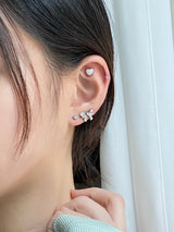 [4 set] vanilla ribbon piercing set