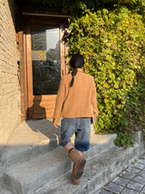Muse wool collar short coat 