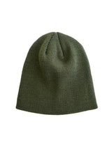 000 Logo Tag needlework Beanie / Khaki
