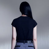 3DプラネットグラフィッククロップTシャツ / 3D PLANET GRAPHIC CROP T-SHIRT