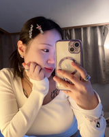 [aespa/Nmixx/Wooah/TNX] Silver gemstone ring_2