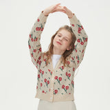 FLOWER JAQUARD KNIT CARDIGAN_BEIGE (6610815549558)