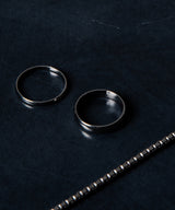 ゲンリ プレーンリング【やや細身TYPE】幅0.3cm / Genri plane Ring gri-R-004 （送料込）ONEDAY KMC